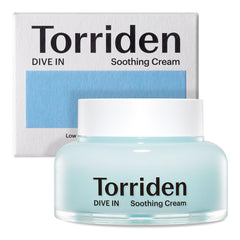 Torriden DIVE IN Hyaluronic Acid Soothing Cream 100ml (3.38 fl. oz) | Revitalizing Facial Moisturizer for Sensitive and Dry Skin | Hyaluronic Acid, Panthenol, Allantoin