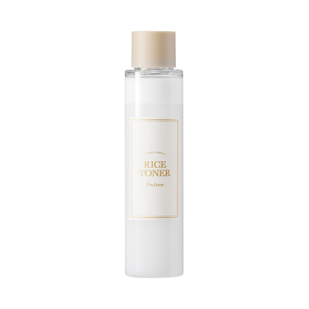 I'm From Rice Toner, 77.78% Rice Extract from Korea, Glow Essence with Niacinamide, Hydrating for Dry Skin, Vegan, Alcohol Free, Fragrance Free, Peta Approved, K Beauty Toner, 5.07 Fl Oz