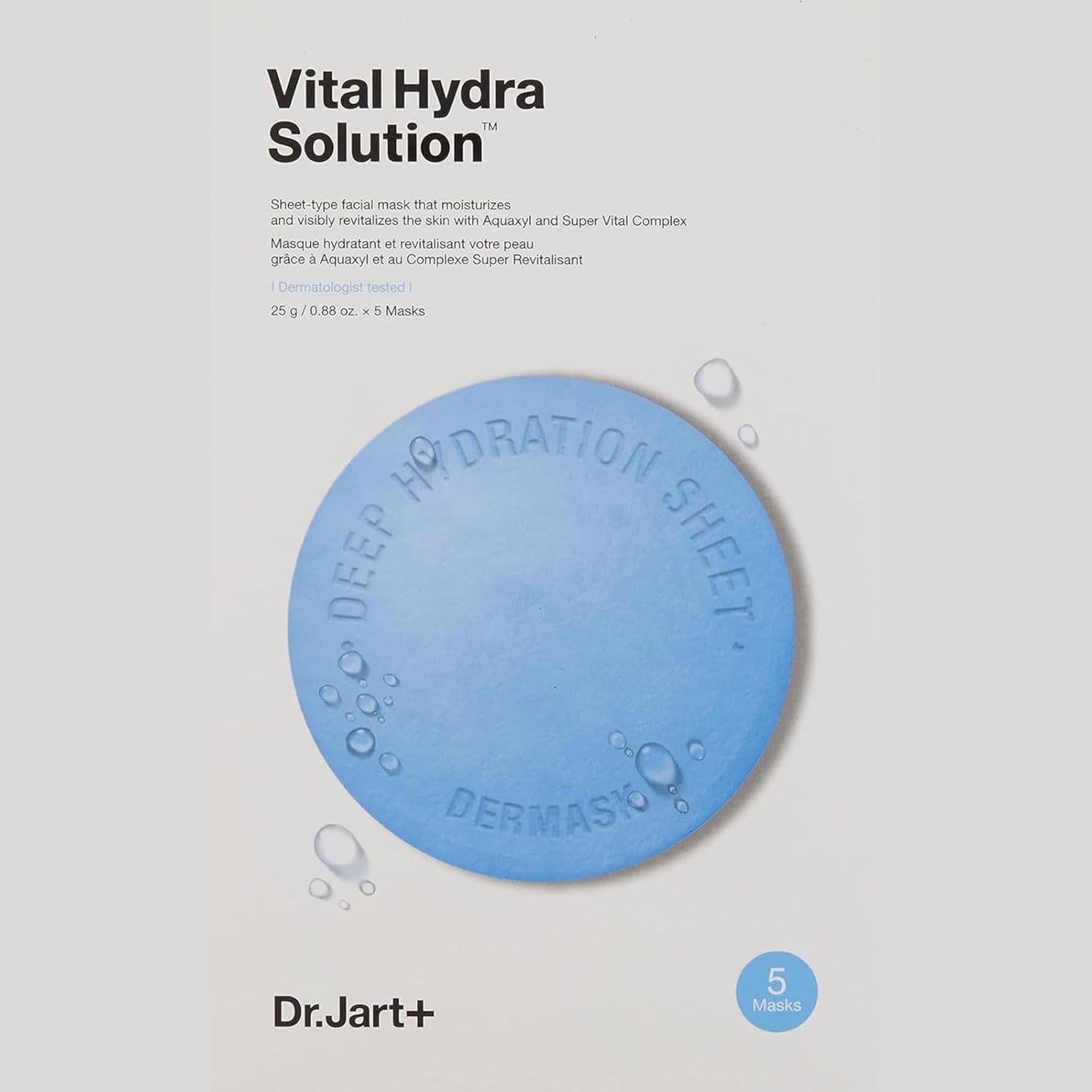 Dr. Jart+ Vital Hydra Solution Sheet Mask, 5count