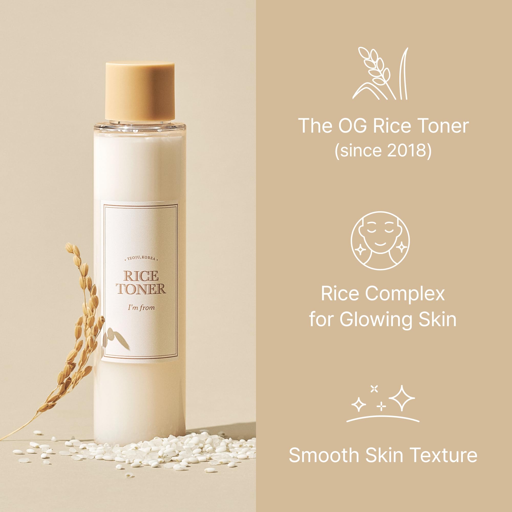 [I'm From] Miniatures of Rice Toner, Mugwort Essence, Fig Boosting Essence (Rice), Travel Essentials, Stocking Stuffers, Gifts for Women
