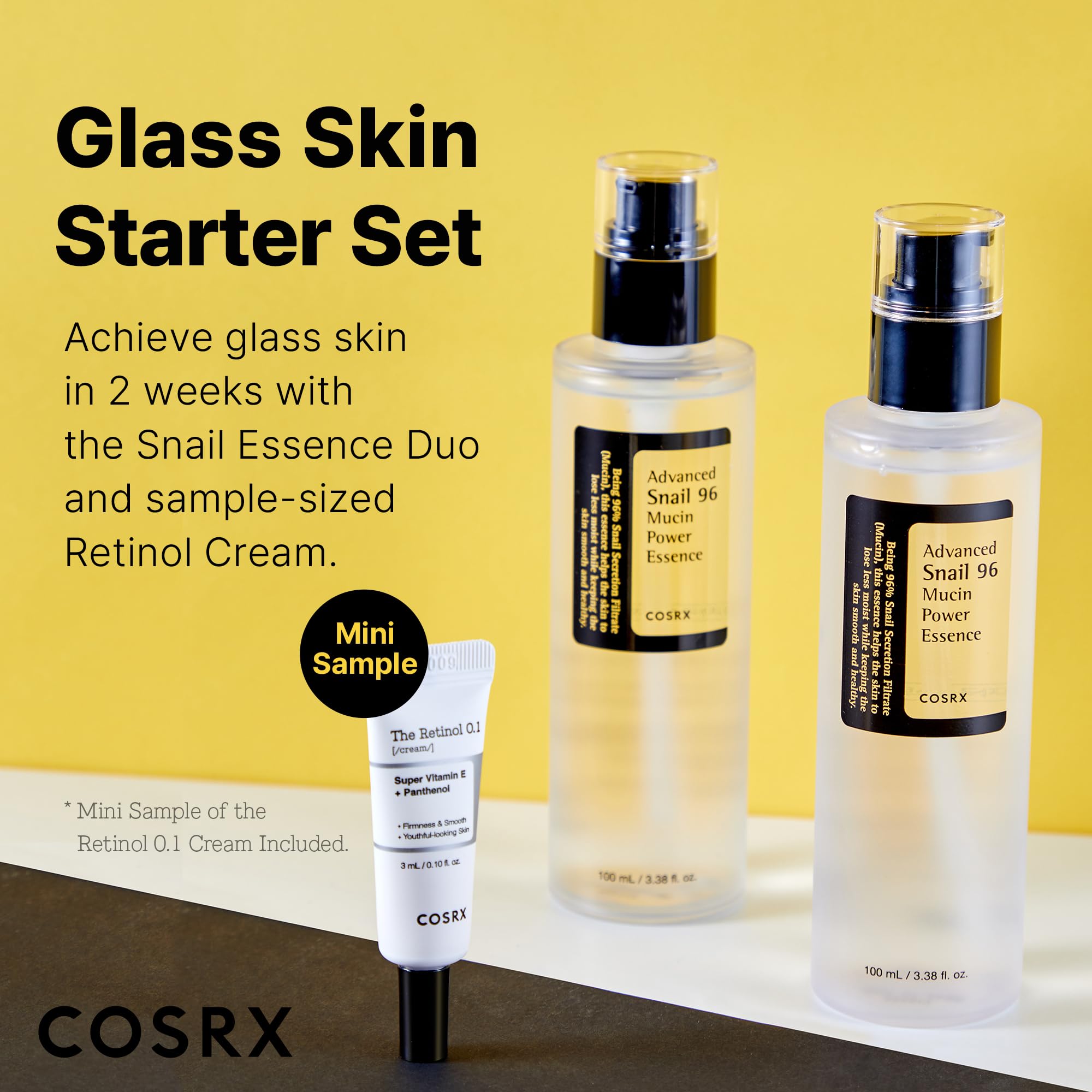 COSRX Snail Mucin 96% Power Repairing Essence 3.38 fl.oz 100ml