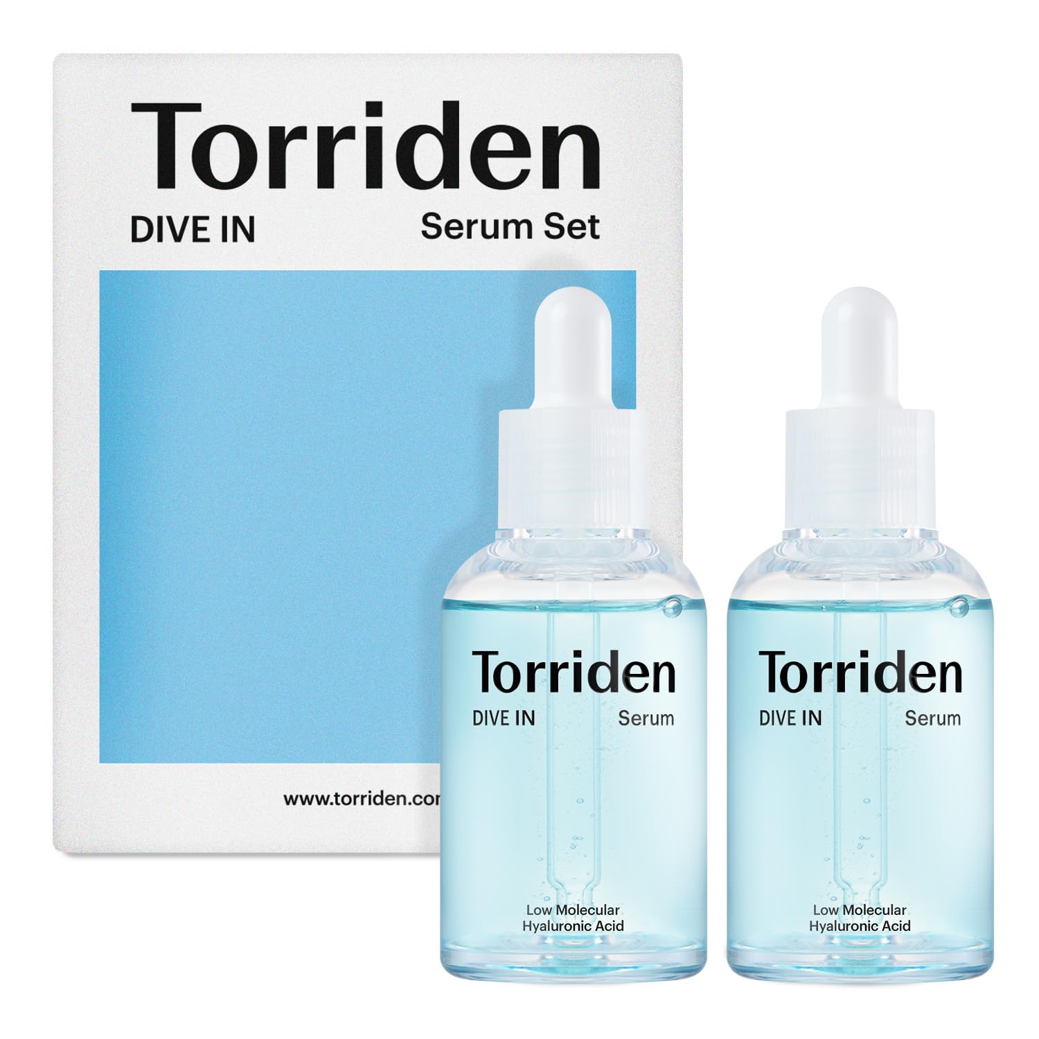 Torriden DIVE IN Hyaluronic Acid Serum 50ml (1.69 fl.oz.) | Deep Hydration to Get Glow Skin | Hyaluronic Acid, Panthenol, Allantoin | Korean Facial Serum