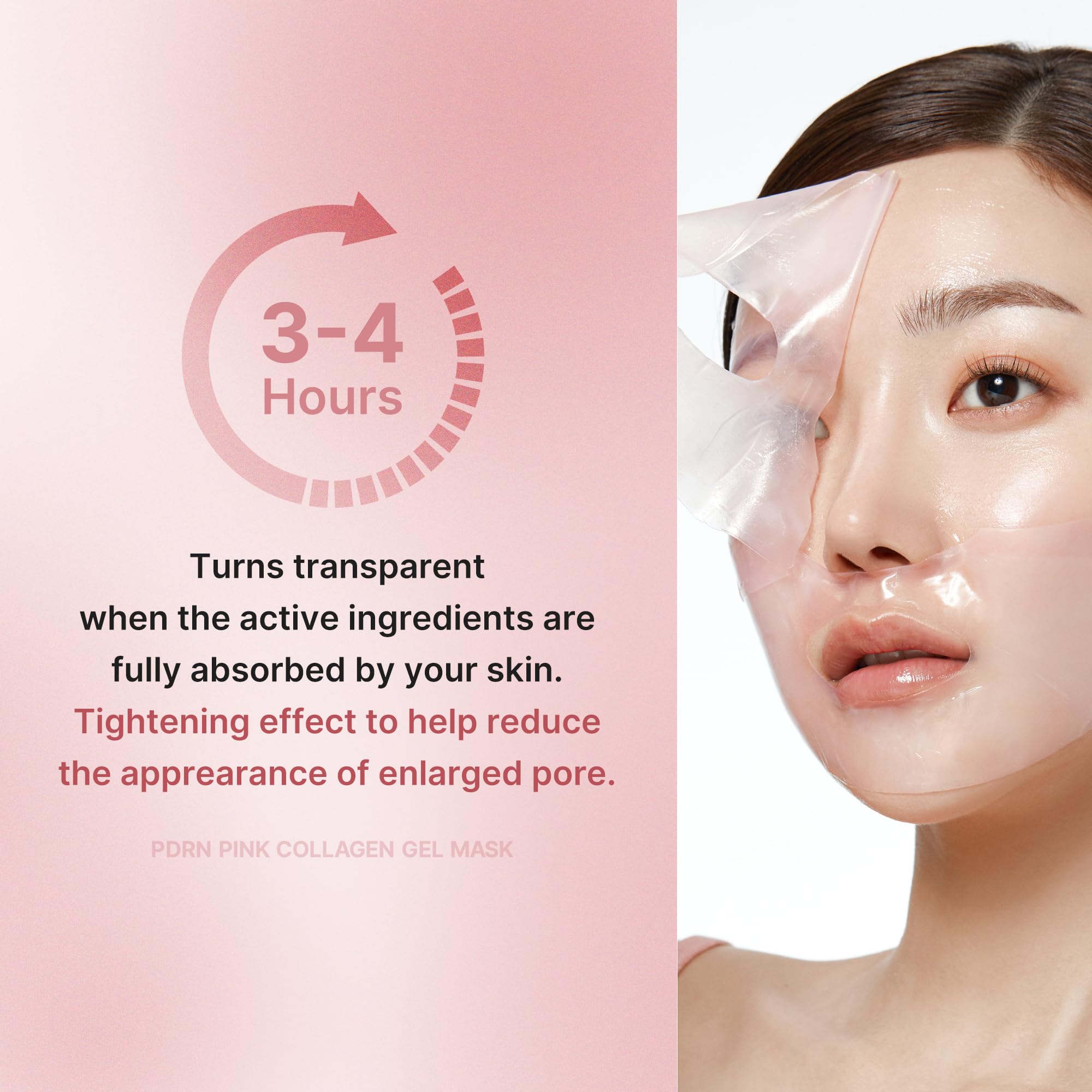 medicube Salmon DNA PDRN pink collagen jelly gel mask, 28g, 4ea