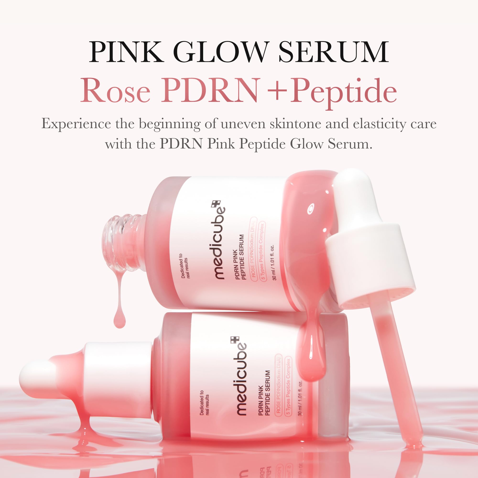 medicube Salmon DNA PDRN Pink Peptide Serum, 1.01 fl.oz