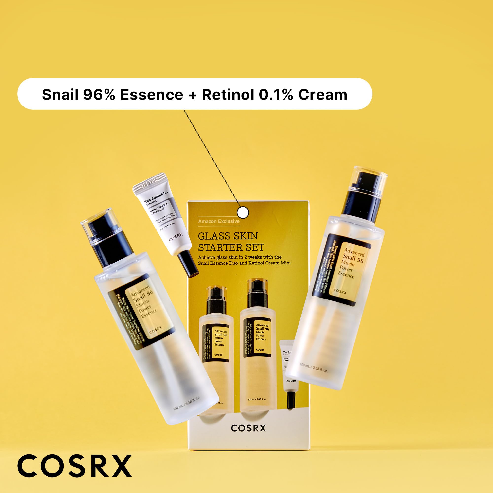 COSRX Snail Mucin 96% Power Repairing Essence 3.38 fl.oz 100ml