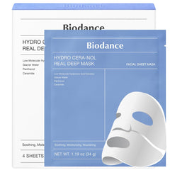 BIODANCE Hydro Cera-nol Real Deep Mask, 1.19oz (34g) x 4 Pack